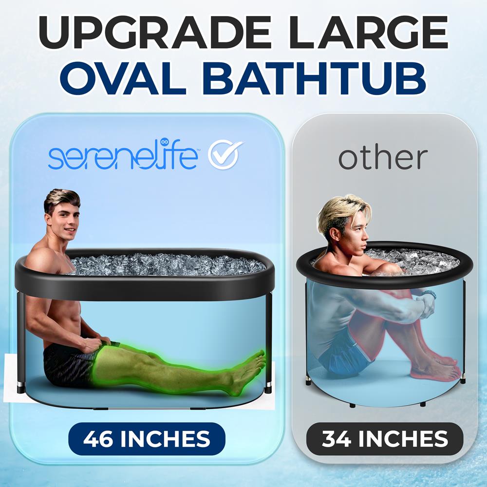 105 Gallon Insulated Ice Bath Tub, Quick Setup