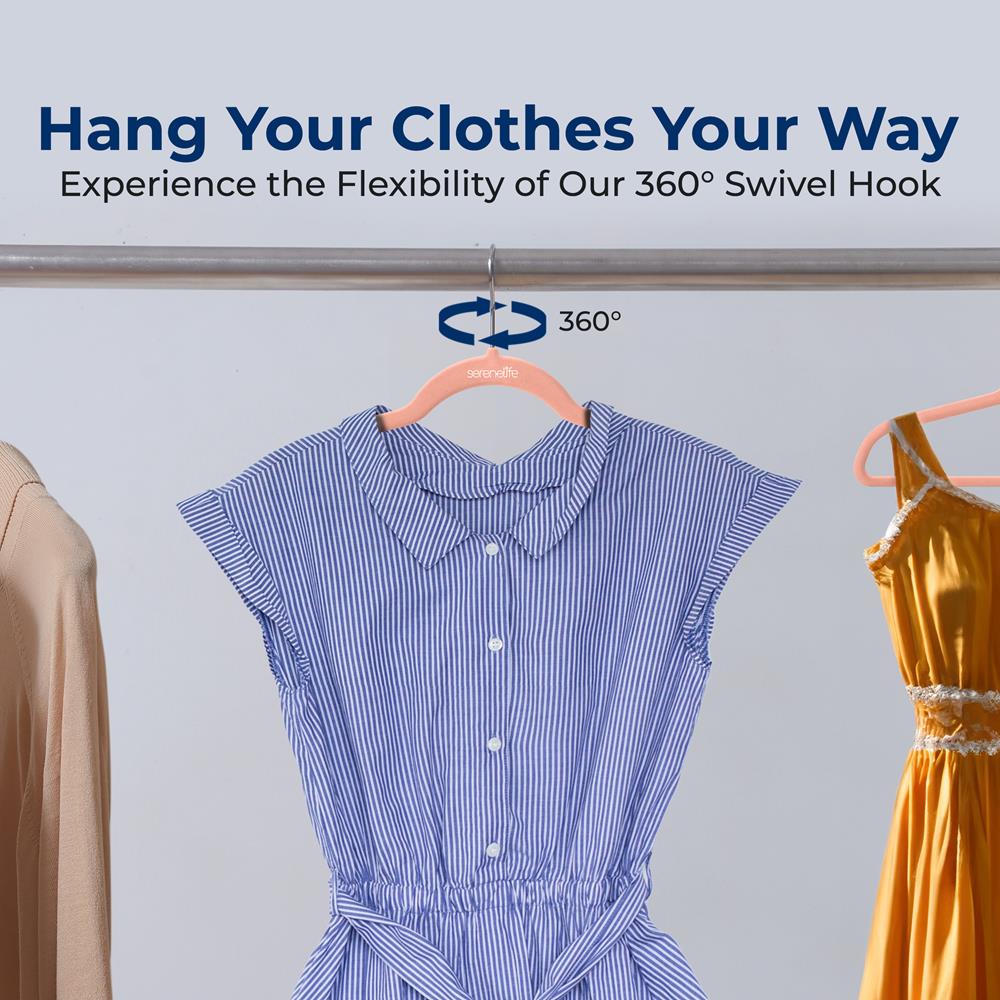 100 Velvet Hangers - Non-Slip, Space-Saving