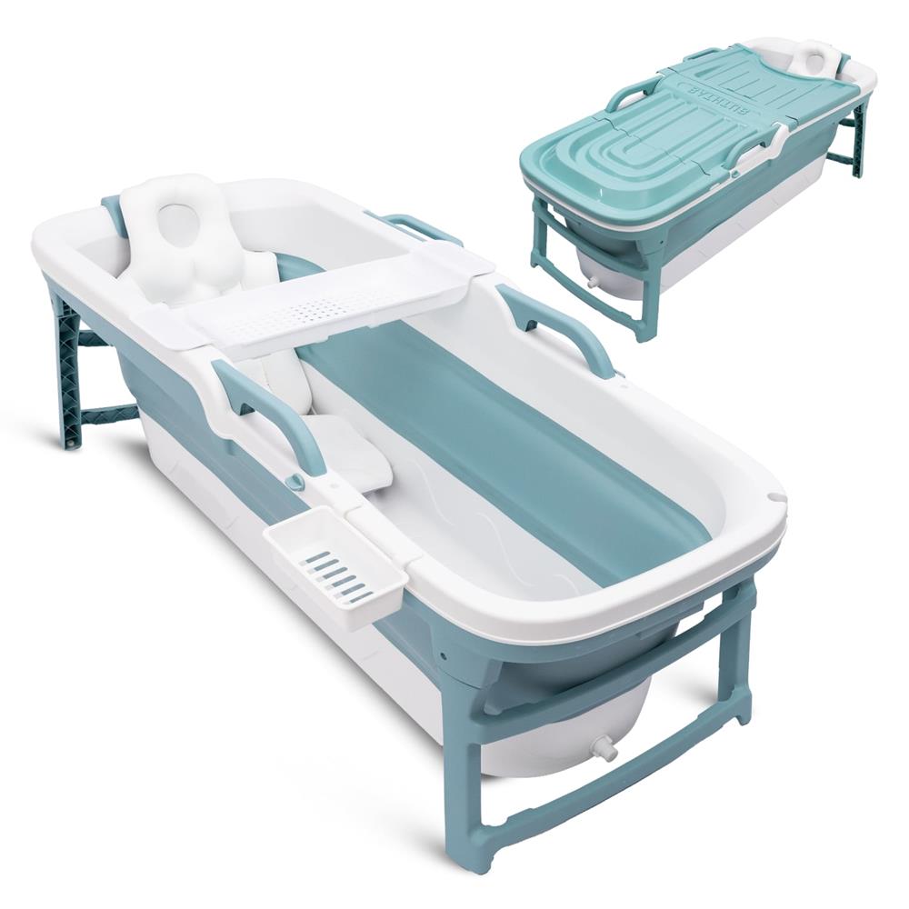 1.5M Foldable Bathtub Set - Includes Lid, Tray, Bag