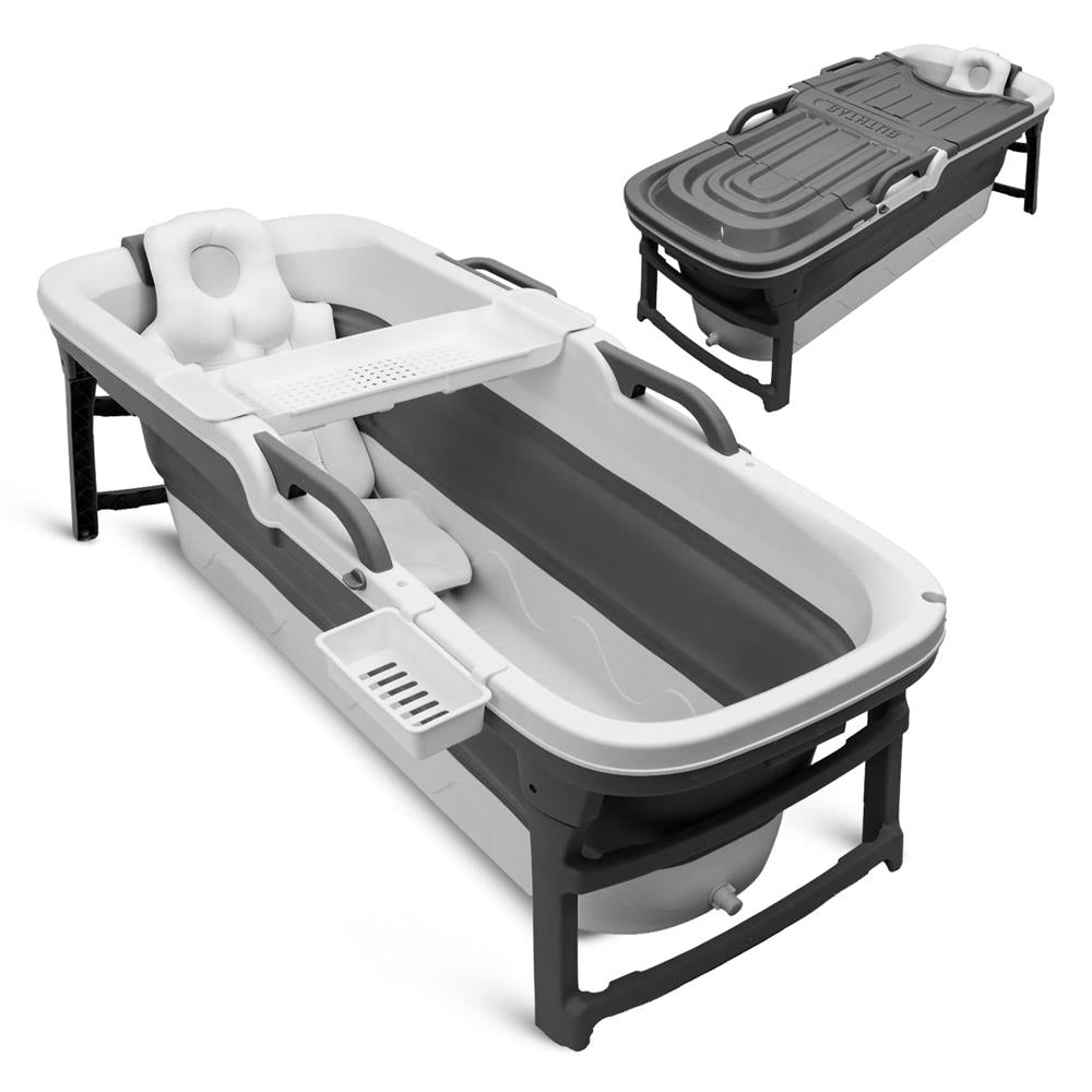 1.5M Foldable Bathtub Set - Includes Lid, Tray, Bag