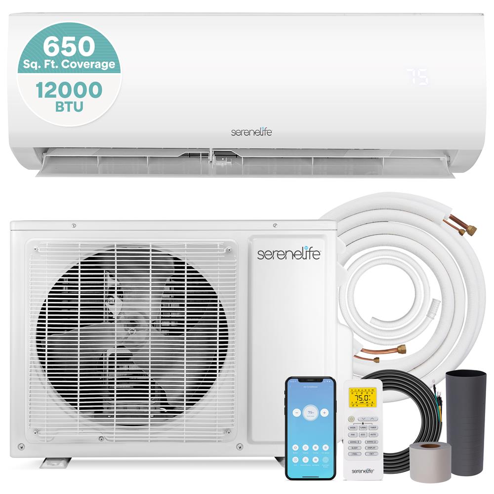 12000 BTU Indoor and Outdoor Mini Split AC Unit Kit