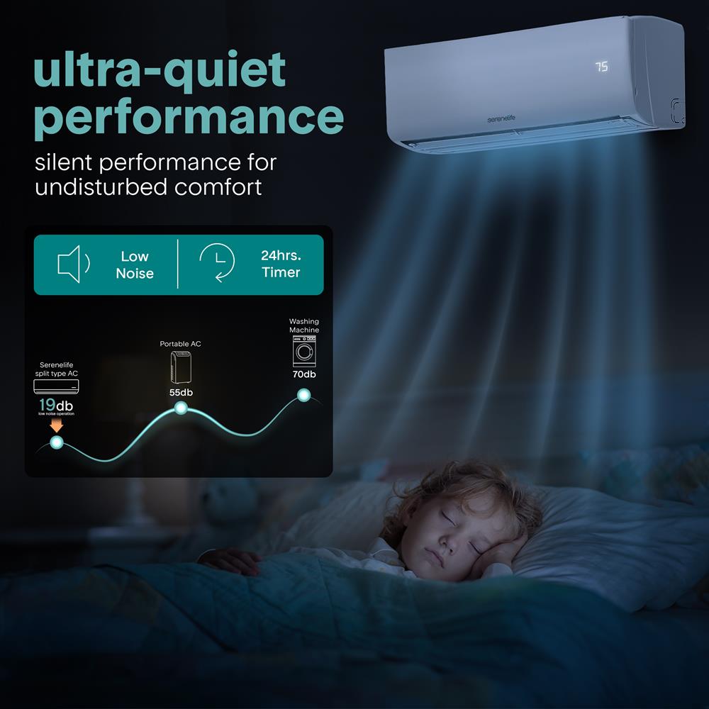 12000 BTU Indoor and Outdoor Mini Split AC Unit Kit