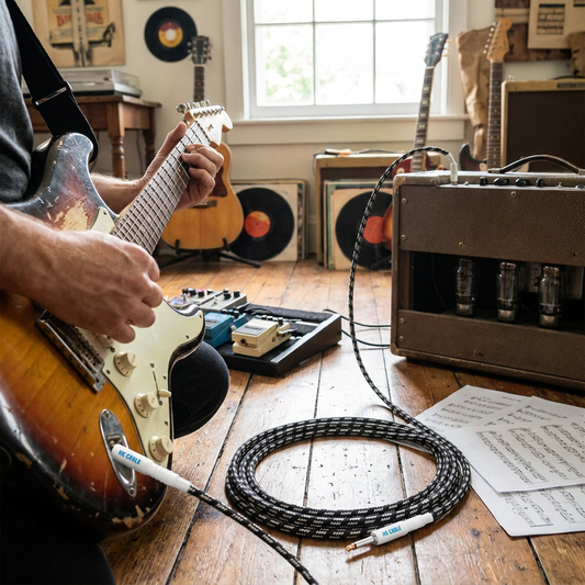 10 Ft Guitar Cable Tweed