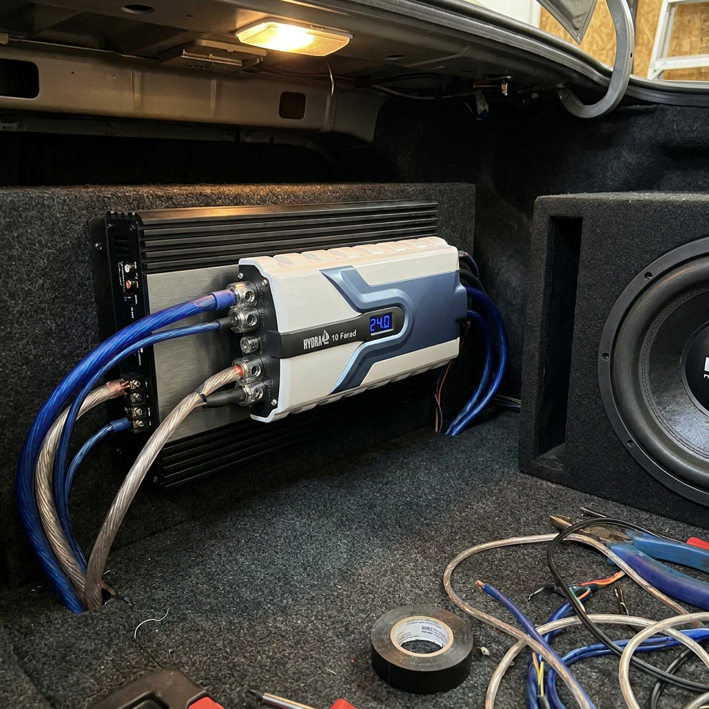 10 Farad Car Audio Capacitor