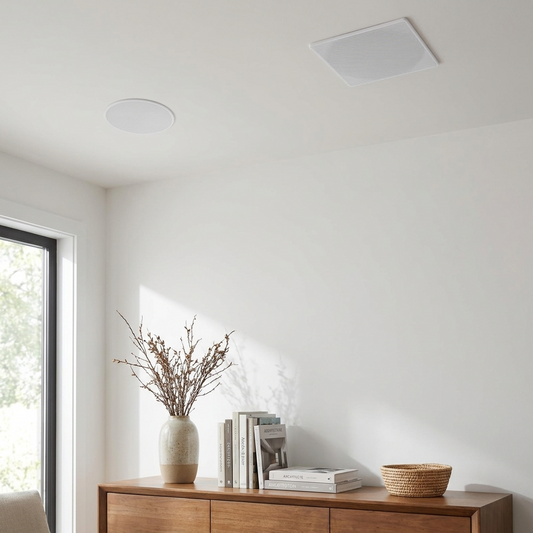 10" In-Wall/Ceiling Speakers 300W Stereo Sound Polypropylene Cone
