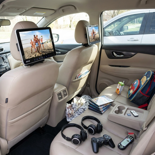 10.5" Car Headrest Dvd Player Kit