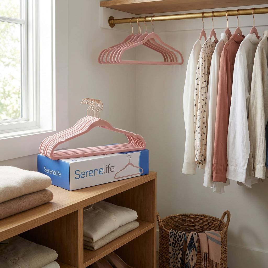 100 Velvet Hangers Pink