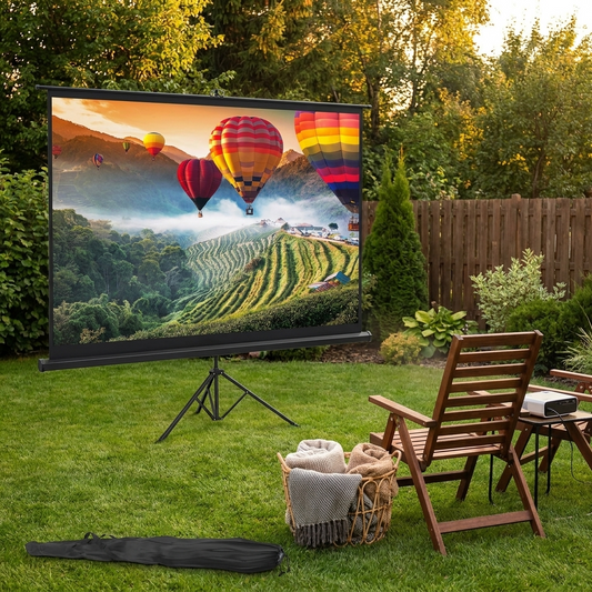 100in Projector Screen White