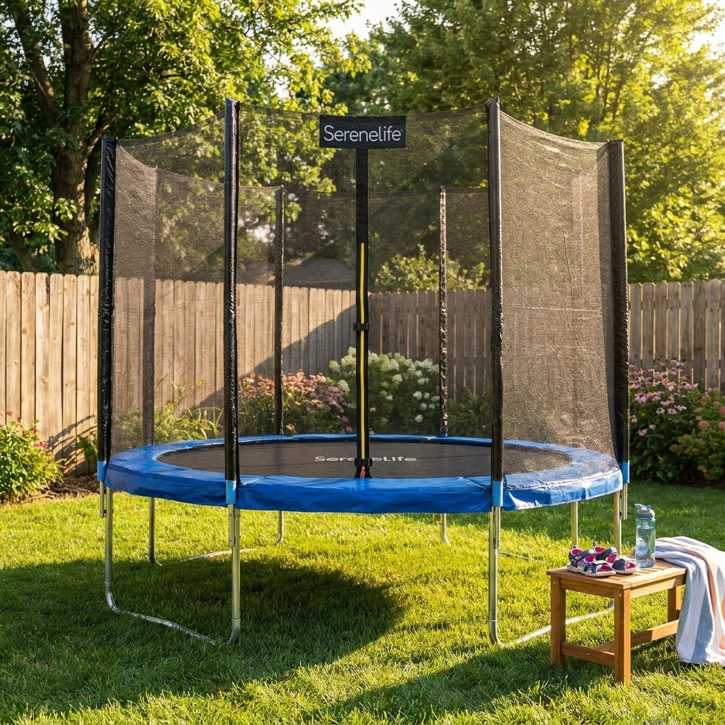 Trampoline Blue