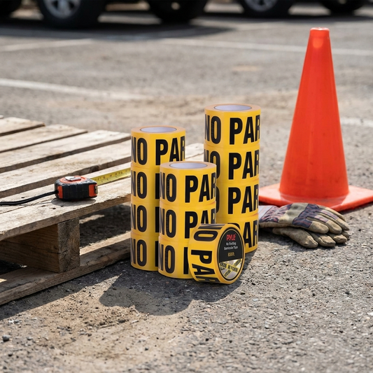 12 Pieces Caution Tape 656ft Roll High Visibility Polyethylene Yellow