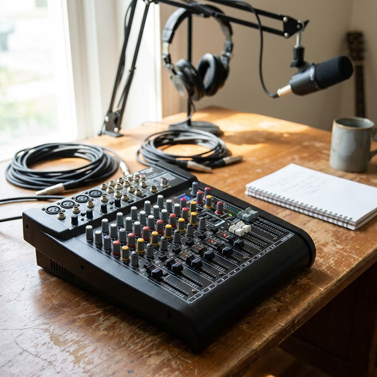 12-Ch. Stereo Mixer With Fx Processor